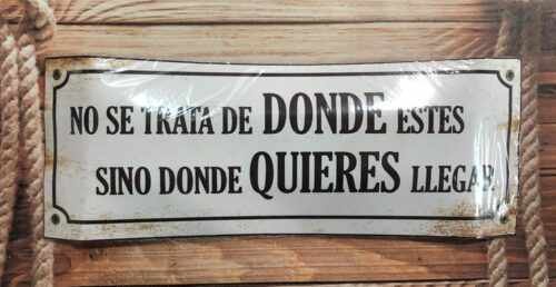 NO SE TRATA DE DONDE ESTES...