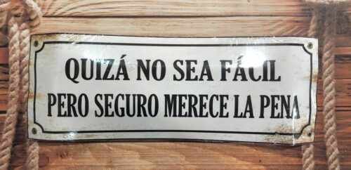QUIZÁS NO SEA FÁCIL...