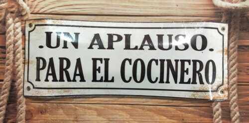 UN APLAUSO PARA EL COCINERO
