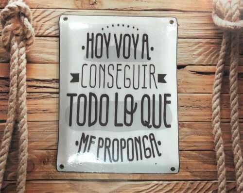 HOY VOY A CONSEGUIR