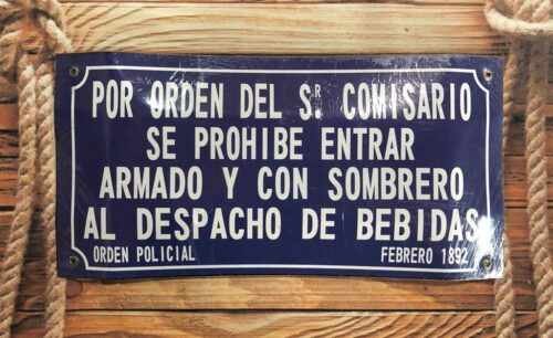 POR ORDEN DEL SR. COMISARIO...
