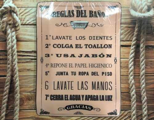 REGLAS DEL BAÑO