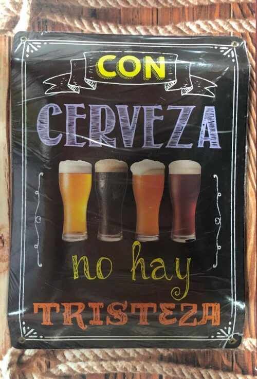 CON CERVEZA NO HAY TRISTEZA