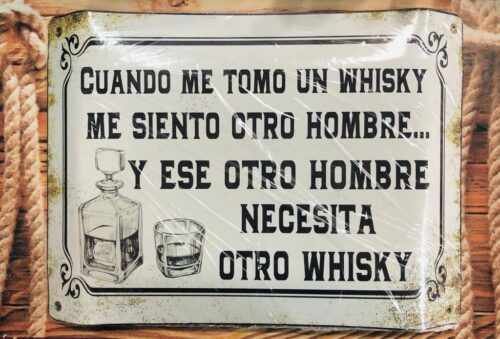 CUANDO ME TOMO UN WHISKY ME SIENTO OTRO HOMBRE..