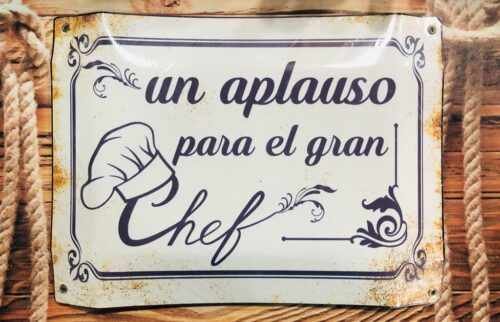 UN APLAUSO PARA EL GRAN CHEF