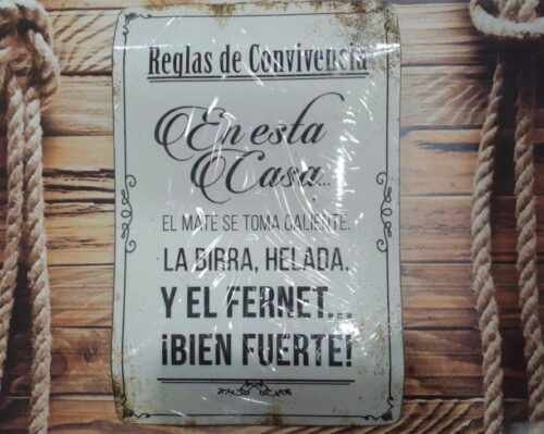 REGLAS DE CONVIVENCIA: MATE, BIRRA Y FERNET