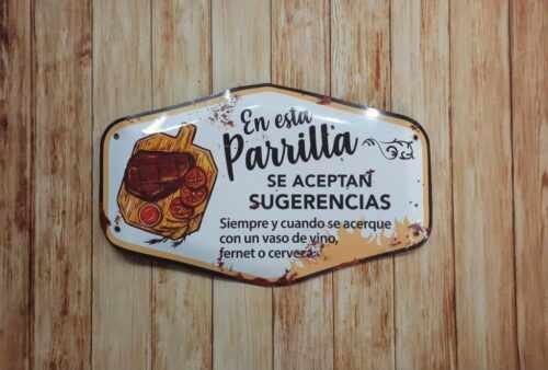 EN ESTA PARRILLA SE ACEPTAN SUGERENCIAS...