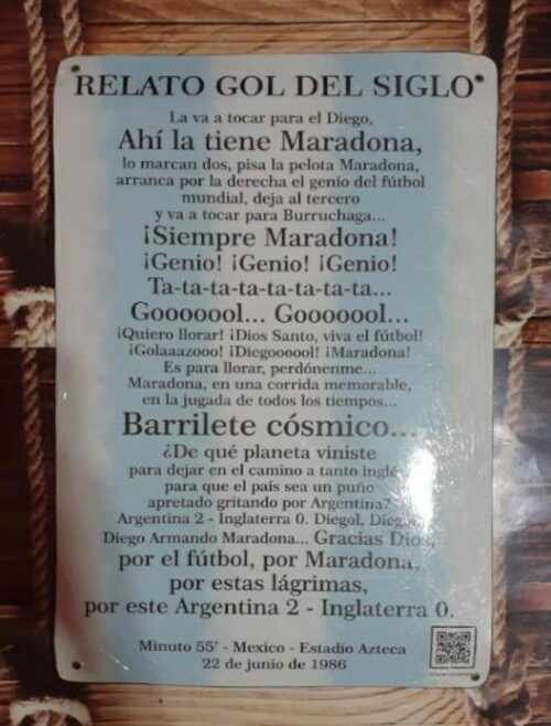 RELATO DIEGO MARDONA -INGLATERRA