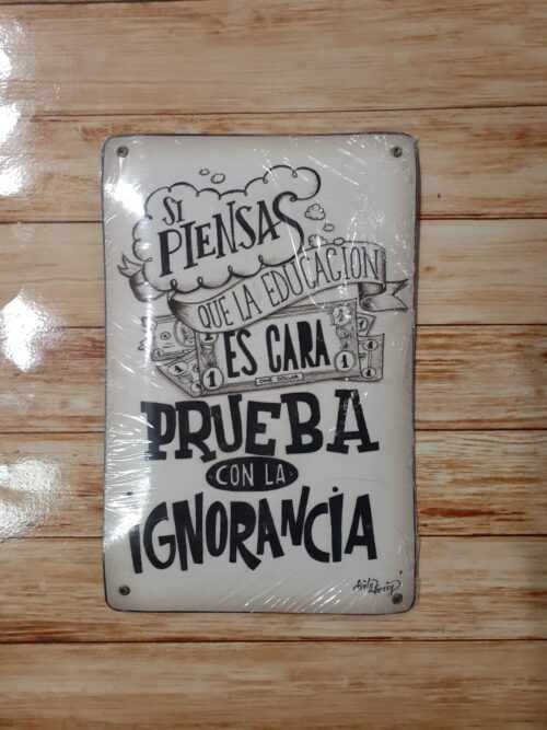 SI PIENSAS QUE LA EDUCACION ES CARA....