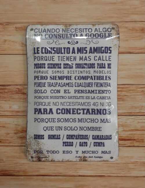 CUANDO YO NECESITO ALGO NO LE CONSULTO A GOOGLE AMIGOS...