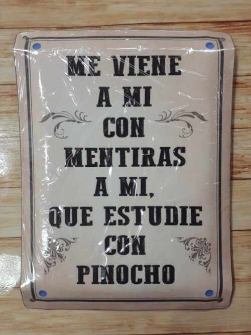 ME VIENE CON MENTIRAS A MI QUE ESTUDIE...