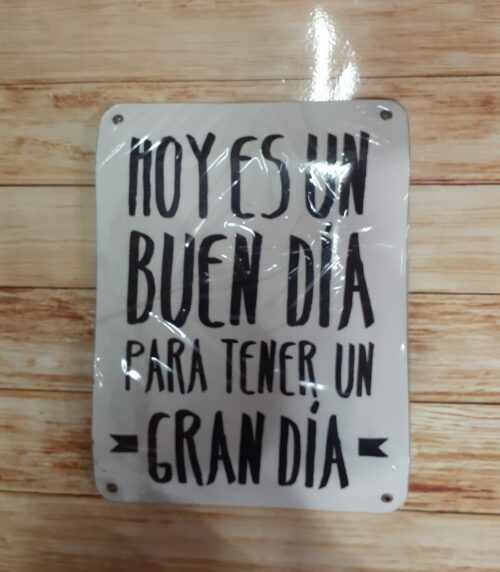 HOY ES BUEN DIA.....
