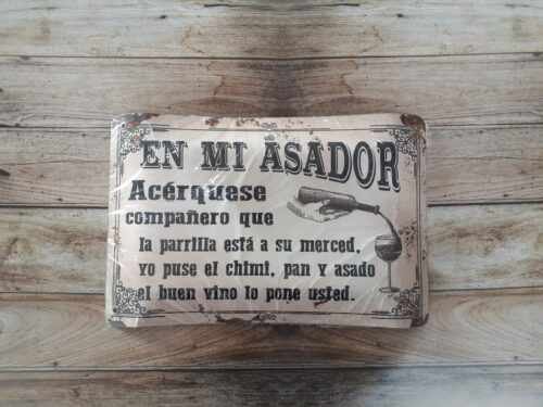 EN MI ASADOR ACERQUESE COMPAÑERO...