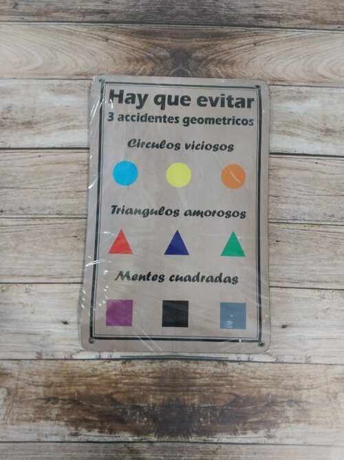HAY QUE EVITAR TRES ACCIDENTES GEOMETRICOS