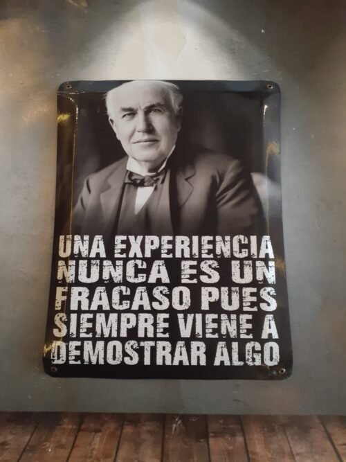 UNA EXPERIENCIA NUNCA ES UN.....