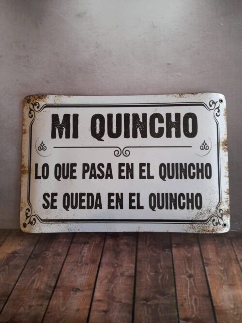 MI QUINCHO LO QUE PASA EN EL QUINCHO SE QUEDA EN EL QUINCHO