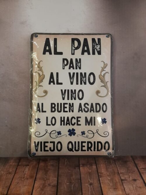 AL PAN PAN AL VINO VINO